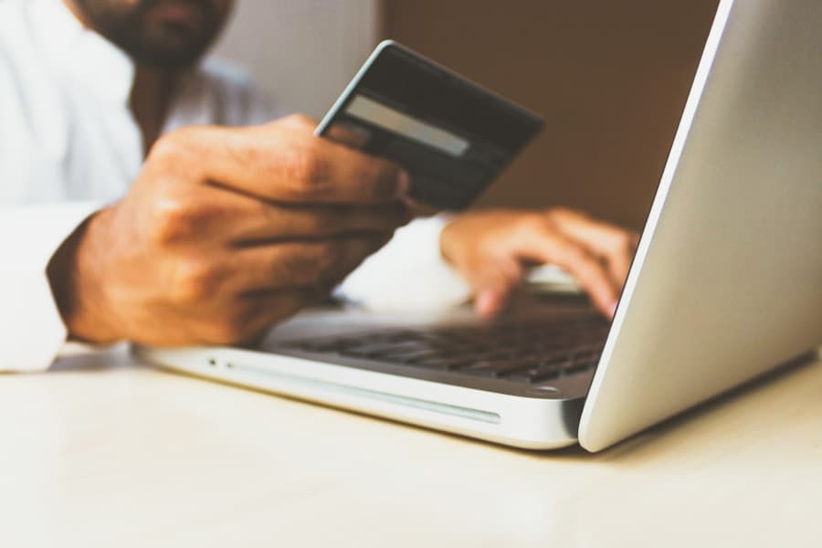 Mobile payment app in use