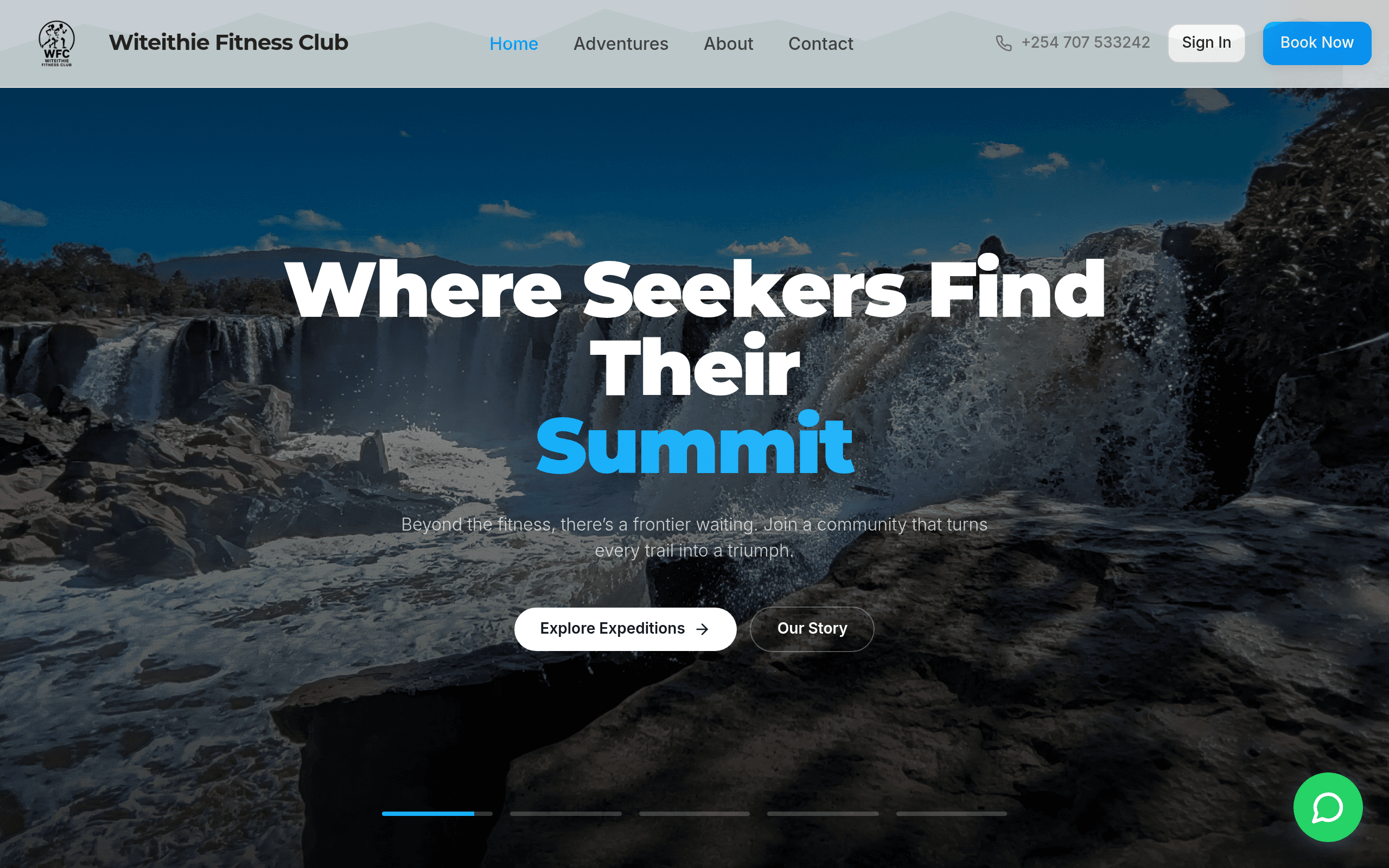 Fitness Club Website